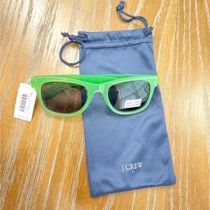 NWT J. Crew Kids Green Sunglasses